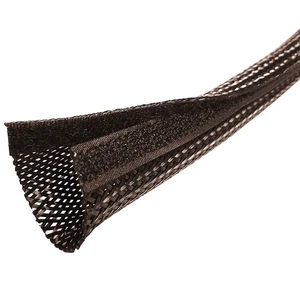 3" Chewing Resistant Side Entry Mesh Sleeving Self Closing Hook and Loop Repulsive Hose Expandable Wire Cable Protection Flexible Wrap Around Sleeve - 25 Feet 3" Chewing Resistant Side Entry Mesh Sleeving Self Closing Hook and Loop Repulsive Hose Expandable Wire Cable Protection Flexible Wrap Around Sleeve - 25 Feet