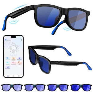 AI Smart Glasses with Electrochromic Lenses, Open Ear Music& Calls Adjustable Tint Sunglasses, Driving,Travel and Daily Use, Bluetooth 5.4, AI Translation, Premium Tech Gadget Gift for Men AI Smart Glasses with Electrochromic Lenses, Open Ear Music& Calls Adjustable Tint Sunglasses, Driving,Travel and Daily Use, Bluetooth 5.4, AI Translation, Premium Tech Gadget Gift for Men