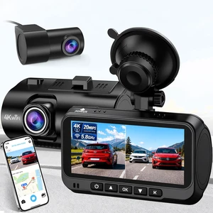 4K Dash Cam Front and Rear: 15-Min Setup 5.8GHz WiFi 20MB/s Fast Download Dual Dash Cameras for Car with GPS - G-Sensor WDR/HDR Super Night Vision 24H Parking Mode 4K Dash Cam Front and Rear: 15-Min Setup 5.8GHz WiFi 20MB/s Fast Download Dual Dash Cameras for Car with GPS - G-Sensor WDR/HDR Super Night Vision 24H Parking Mode