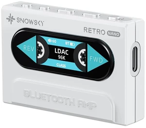 /Snowsky Retro Nano Bluetooth USB DAC AMP with LDAC, aptX Adaptive, aptX LL (3.5mm Unbalanced & 4.4mm Balanced Output) (White) /Snowsky Retro Nano Bluetooth USB DAC AMP with LDAC, aptX Adaptive, aptX LL (3.5mm Unbalanced & 4.4mm Balanced Output) (White)