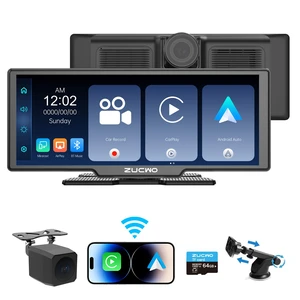 10.26 Inch Wireless CarPlay Screen for Car, Apple CarPlay & Android Auto Touch Screen with Rear Camera, BT Music, Navigation, Voice Control for Vehicles 10.26 Inch Wireless CarPlay Screen for Car, Apple CarPlay & Android Auto Touch Screen with Rear Camera, BT Music, Navigation, Voice Control for Vehicles