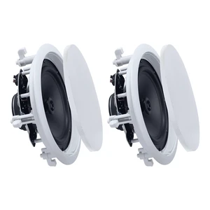 in Ceiling Speakers, 8", in-Ceiling & in-Wall Speaker System, Hi-Fi Sound, 150W Peak, 2-Way Flush Mount Speakers, for Damp Humid Placement, Home Theater, Living Room, or Covered Patio, 1 Pair in Ceiling Speakers, 8", in-Ceiling & in-Wall Speaker System, Hi-Fi Sound, 150W Peak, 2-Way Flush Mount Speakers, for Damp Humid Placement, Home Theater, Living Room, or Covered Patio, 1 Pair