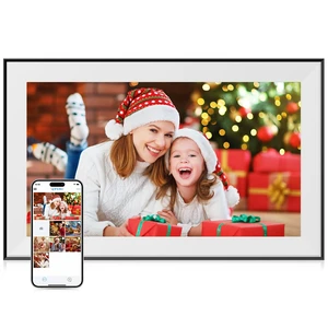 15.6 Inch Large Digital Picture Frame - WiFi Digital Photo Frame with 32GB Storage, FHD 1080P Touch Screen, Auto-Rotate, Share Photos/Videos Instantly via Free App Best Gifts for Mom 15.6 Inch Large Digital Picture Frame - WiFi Digital Photo Frame with 32GB Storage, FHD 1080P Touch Screen, Auto-Rotate, Share Photos/Videos Instantly via Free App Best Gifts for Mom