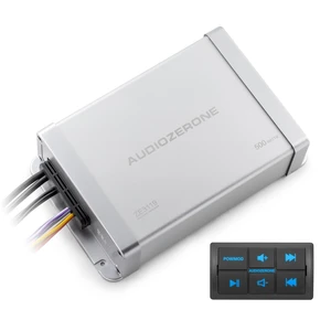 Marine Bluetooth Amplifier car Audio System Waterproof Multi-Function Remote Class D Amp ATV UTV Amp 4 Channel Output (Silvery) Marine Bluetooth Amplifier car Audio System Waterproof Multi-Function Remote Class D Amp ATV UTV Amp 4 Channel Output (Silvery)