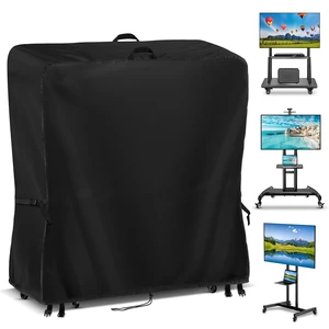 Outdoor TV Cover 75 Inch Weatherproof for 85 Inch TV Waterproof Outdoor TV Stand Covers For Mobile TV Carts With Floor Stand Base, TV Screen Protection Covers- 75L x 14W x 55H Outdoor TV Cover 75 Inch Weatherproof for 85 Inch TV Waterproof Outdoor TV Stand Covers For Mobile TV Carts With Floor Stand Base, TV Screen Protection Covers- 75L x 14W x 55H