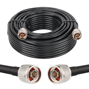 N 100FT Type N Coax Extension Cable N Male to N Male Connector Pure Copper Low Loss N 100FT Type N Coax Extension Cable N Male to N Male Connector Pure Copper Low Loss