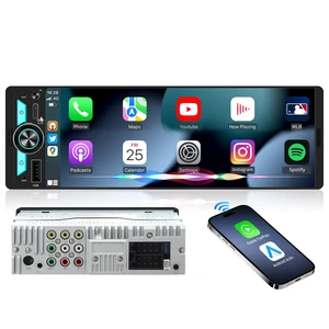 Wireless Single Din CarPlay Stereo: 6.5" Android Auto Touchscreen Car Radio Incell Display 300W 4.2 CHN 2 Subwoofer Outputs Bluetooth USB Type-C Fast Charge SWC Wireless Single Din CarPlay Stereo: 6.5" Android Auto Touchscreen Car Radio Incell Display 300W 4.2 CHN 2 Subwoofer Outputs Bluetooth USB Type-C Fast Charge SWC