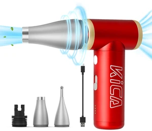 Jet Fan 2S Electric Air Duster - 117000RPM Rechargeable Duster (Red) Aluminum Shell, 65MPH High-Speed Airflow, Stepless Speed Control, 210-Min Battery, For PC, Keyboard & Car Detailing Jet Fan 2S Electric Air Duster - 117000RPM Rechargeable Duster (Red) Aluminum Shell, 65MPH High-Speed Airflow, Stepless Speed Control, 210-Min Battery, For PC, Keyboard & Car Detailing