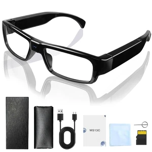 Camera Glasses 1080P HD Video Recording Smart Glasses with Audio, Wearable POV Camera for Men Women, Hands-Free Recording for Sports Vlogging Outdoor, (128GB SD Card Included) Camera Glasses 1080P HD Video Recording Smart Glasses with Audio, Wearable POV Camera for Men Women, Hands-Free Recording for Sports Vlogging Outdoor, (128GB SD Card Included)