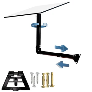26-Inch Adjustable Starlink Wall Mount Kit for Standard 4/4X (Gen 3) Designed for Long Eaves; Aluminum Alloy Mount with Aluminum Adapter Included; Compatible with Starlink Standard V3/V4 Dish 26-Inch Adjustable Starlink Wall Mount Kit for Standard 4/4X (Gen 3) Designed for Long Eaves; Aluminum Alloy Mount with Aluminum Adapter Included; Compatible with Starlink Standard V3/V4 Dish