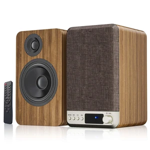 Powered Bookshelf Speakers for Turntable Vinyl Record Player 30W*2, 3.5 Inch Woofer, AUX/RCA/BT Wired & Wireless Input, Compact Desktop HiFi Stereo Sound Active Speakers for Computer PC Powered Bookshelf Speakers for Turntable Vinyl Record Player 30W*2, 3.5 Inch Woofer, AUX/RCA/BT Wired & Wireless Input, Compact Desktop HiFi Stereo Sound Active Speakers for Computer PC