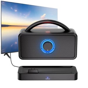 5.8 GHz Wireless TV Speakers for Hard of Hearing Seniors Portable TV Speaker Amplifies TV Sound, 0ms Audio-Video Sync, ARC/AUX/RCA/COAX/OPT, All Cables Included 5.8 GHz Wireless TV Speakers for Hard of Hearing Seniors Portable TV Speaker Amplifies TV Sound, 0ms Audio-Video Sync, ARC/AUX/RCA/COAX/OPT, All Cables Included