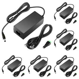 12V Power Supply 5A 100~240V AC to DC 12Volt Adapter Transformer 5.5x2.5mm Tip Plug for 12V LED Strip Lights,110V to 12V 5A 4A 3A 2.5A Converter for 3D Printer CCTV Baby Swing Camera,6-Pack 12V Power Supply 5A 100~240V AC to DC 12Volt Adapter Transformer 5.5x2.5mm Tip Plug for 12V LED Strip Lights,110V to 12V 5A 4A 3A 2.5A Converter for 3D Printer CCTV Baby Swing Camera,6-Pack
