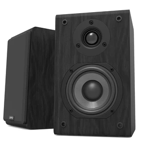 Passive Bookshelf Speakers, 150W Wooden Cabinet Stereo Speakers Pair 4" Carbon Fiber Woofer, 1" Silk Dome Tweeter, Amplifier Required, for Home Audio, Turntable & Record Player Passive Bookshelf Speakers, 150W Wooden Cabinet Stereo Speakers Pair 4" Carbon Fiber Woofer, 1" Silk Dome Tweeter, Amplifier Required, for Home Audio, Turntable & Record Player