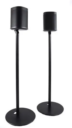 Fixed Height Floor Stand Compatible with Sonos One, SL and Play:1 Speaker | 2 Pack | YN-ONE Pair (Black) Fixed Height Floor Stand Compatible with Sonos One, SL and Play:1 Speaker | 2 Pack | YN-ONE Pair (Black)
