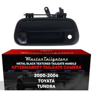 Black Metal Tailgate Handle with Backup Camera Replacement for Toyota Tundra (2000-2006) | IP68 Waterproof | Parking Grid Lines Available | Easy to Install Black Metal Tailgate Handle with Backup Camera Replacement for Toyota Tundra (2000-2006) | IP68 Waterproof | Parking Grid Lines Available | Easy to Install