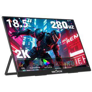 18.5 Inch 280Hz Portable Gaming Monitor,2K QHD 100% sRGB Portable Monitor Gameplus HDR FreeSync Laptop Monitors,Portable Screen for PC Phone Game Console 18.5 Inch 280Hz Portable Gaming Monitor,2K QHD 100% sRGB Portable Monitor Gameplus HDR FreeSync Laptop Monitors,Portable Screen for PC Phone Game Console