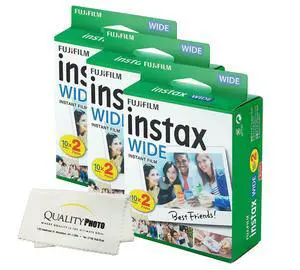 Instax Wide Instant Film Photo Microfiber Cloth Compatible with Instax Wide 400, 300, 210, and 200 Cameras (60 Prints) Instax Wide Instant Film Photo Microfiber Cloth Compatible with Instax Wide 400, 300, 210, and 200 Cameras (60 Prints)