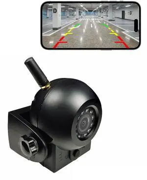 Upgraded Wireless Backup Camera Magnetic Hitch, 4000mAh Rechargeable Battery Powered WiFi Rear View Camera, 720P IP68 Waterproof Reverse Camera for Truck/RV/Camper/Trailer for iPhone iPad Android Upgraded Wireless Backup Camera Magnetic Hitch, 4000mAh Rechargeable Battery Powered WiFi Rear View Camera, 720P IP68 Waterproof Reverse Camera for Truck/RV/Camper/Trailer for iPhone iPad Android