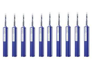 LC Fiber Cleaner Pen - 10 Pack - 1.25mm LC Fiber Optic Cleaning Pen with Dual Action Connector Cleaner & Endface Cleaning Action LC Fiber Cleaner Pen - 10 Pack - 1.25mm LC Fiber Optic Cleaning Pen with Dual Action Connector Cleaner & Endface Cleaning Action