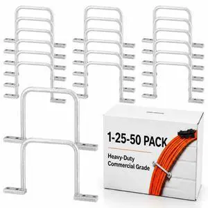 25 Pcs Distribution Rings Aluminum D Ring for Sorting Out Electric Cables, Cable Management, for Commercial and Residential Use, Silver(5 Inch) 25 Pcs Distribution Rings Aluminum D Ring for Sorting Out Electric Cables, Cable Management, for Commercial and Residential Use, Silver(5 Inch)