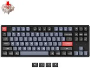 K8 Pro QMK/VIA Wireless Mechanical Keyboard, Hot-Swappable Aluminum Frame TKL Custom Programmable Keyboard with RGB Backlit, Gateron G Pro Red Switch K8 Pro QMK/VIA Wireless Mechanical Keyboard, Hot-Swappable Aluminum Frame TKL Custom Programmable Keyboard with RGB Backlit, Gateron G Pro Red Switch