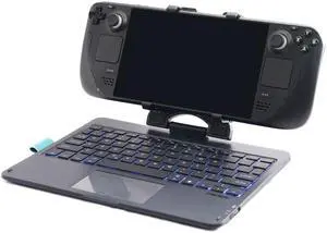 DeckTop - Steam Deck Keyboard and Bluetooth Trackpad Mouse with Multicolor LED Laptop Accessory for Valve Linux PC Gaming Accessories (Steam Deck/ROG Ally) DeckTop - Steam Deck Keyboard and Bluetooth Trackpad Mouse with Multicolor LED Laptop Accessory for Valve Linux PC Gaming Accessories (Steam Deck/ROG Ally)