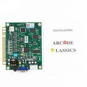 Classical Arcade Video Game 60 in 1 PCB Jamma Board CGA VGA Output | Vertical Screen Supports Upright and Cocktail Cabinets Use Standard Arcade Power Classical Arcade Video Game 60 in 1 PCB Jamma Board CGA VGA Output | Vertical Screen Supports Upright and Cocktail Cabinets Use Standard Arcade Power