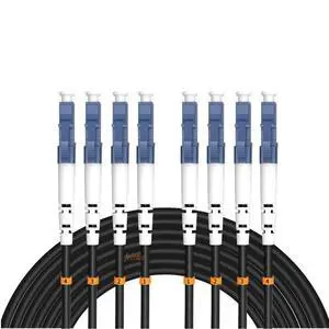 75Meters 246ft LC to LC Outdoor Armored 4 Core 9/125 SM Fiber Optic Cable Jumper Optical Patch Cord Singlemode LC-LC 75Meters 246ft LC to LC Outdoor Armored 4 Core 9/125 SM Fiber Optic Cable Jumper Optical Patch Cord Singlemode LC-LC