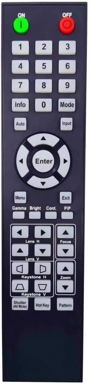 BR-3074W Projector Remote Control for Optoma WU1500, ZK1050, ZK750, ZU1050, ZU650+, ZU660, ZU750, ZU850, ZU860 BR-3074W Projector Remote Control for Optoma WU1500, ZK1050, ZK750, ZU1050, ZU650+, ZU660, ZU750, ZU850, ZU860