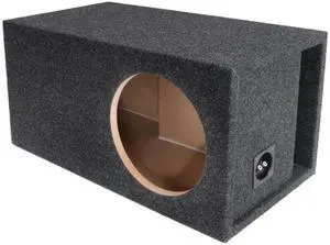 Bbox Single Vented 12 Inch Subwoofer Enclosure - SPL-Tuned Single Car Subwoofer Boxes & Enclosures - Premium Subwoofer Box Improves Audio Quality, Sound & Bass - Nickel Finish Terminals Bbox Single Vented 12 Inch Subwoofer Enclosure - SPL-Tuned Single Car Subwoofer Boxes & Enclosures - Premium Subwoofer Box Improves Audio Quality, Sound & Bass - Nickel Finish Terminals