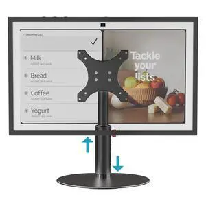 Adjustable Stand for Echo Show 21/15, Tiltable Table Holder, Sturdy Aluminum Alloy, Smooth Angle Adjustment, Durable Desktop Bracket for Alexa Show 15 2nd Generation, Four Degree Height Device Adjustable Stand for Echo Show 21/15, Tiltable Table Holder, Sturdy Aluminum Alloy, Smooth Angle Adjustment, Durable Desktop Bracket for Alexa Show 15 2nd Generation, Four Degree Height Device
