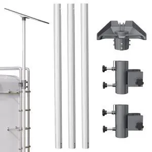 Starlink Pole Mount Gen 3 10FT Starlink Rv Mount with Starlink Gen 3 Pipe Adapter Fits 0.8-1.96 inch Ladder Rails Starlink Pole Mount Gen 3 10FT Starlink Rv Mount with Starlink Gen 3 Pipe Adapter Fits 0.8-1.96 inch Ladder Rails
