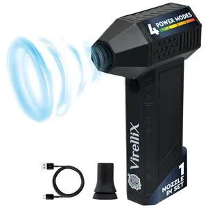 Powerful Electric Air Duster for PC - Turbojet 150000 RPM Air Blaster for Car Detailing - Rechargeable Air Duster for Electronics - for PS5 Dust Cleaner Handheld Blower Cordless - Soplador De Aire Powerful Electric Air Duster for PC - Turbojet 150000 RPM Air Blaster for Car Detailing - Rechargeable Air Duster for Electronics - for PS5 Dust Cleaner Handheld Blower Cordless - Soplador De Aire