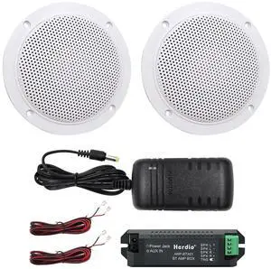 4 Inches Waterproof Marine Bluetooth Ceiling Speakers for Bathroom Kitchen Home Outdoor Camper Golf Cart Boat with Flush Mount 4 Inches Waterproof Marine Bluetooth Ceiling Speakers for Bathroom Kitchen Home Outdoor Camper Golf Cart Boat with Flush Mount