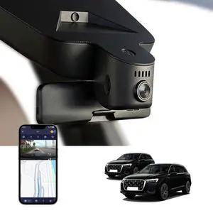OEM Style 4K Dash Cam for Audi 2019-2026 A4 A6 Allroad A3 A5 Q5 S4 S6 Q7 A8 Q8 S8 TT A7 S5 Q3 e-tron,Loop Recording,Easy Installation,WiFi & App,64G Card OEM Style 4K Dash Cam for Audi 2019-2026 A4 A6 Allroad A3 A5 Q5 S4 S6 Q7 A8 Q8 S8 TT A7 S5 Q3 e-tron,Loop Recording,Easy Installation,WiFi & App,64G Card
