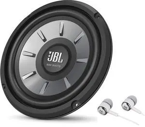 Stage 810 800W Max 8" Stage Series Single 4 ohm Car Audio Subwoofer Speaker Bundled with Alphasonik Earbuds Stage 810 800W Max 8" Stage Series Single 4 ohm Car Audio Subwoofer Speaker Bundled with Alphasonik Earbuds