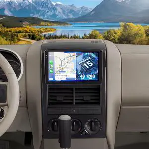 4G+128G Android Car Stereo for Ford Explorer 2005-2010 Car Radio with Wireless Carplay Android Auto 10.1 Inch Touch Screen Mirror Link Backup Camera WiFi GPS FM RDS Bluetooth 4G+128G Android Car Stereo for Ford Explorer 2005-2010 Car Radio with Wireless Carplay Android Auto 10.1 Inch Touch Screen Mirror Link Backup Camera WiFi GPS FM RDS Bluetooth