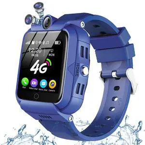 Kids Smart Watch, 4G GPS Tracker Child Phone Smartwatch with WiFi, SMS, Call, Voice Video Chat, Bluetooth, Alarm, Pedometer, Wrist Watch Suitable for 4-16 Boys Girls Birthday Gifts Kids Smart Watch, 4G GPS Tracker Child Phone Smartwatch with WiFi, SMS, Call, Voice Video Chat, Bluetooth, Alarm, Pedometer, Wrist Watch Suitable for 4-16 Boys Girls Birthday Gifts