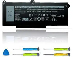 63Wh 4-Cell RJ40G Laptop Battery Compatible with Dell Latitude 15 5520 14 5420 Precision 15 3560 Series M033W P104F P104F001 WY9DX P137G P137G001 01K2CF 0WK3F1 075X16 005R42 15.2V 3941mAh 63Wh 4-Cell RJ40G Laptop Battery Compatible with Dell Latitude 15 5520 14 5420 Precision 15 3560 Series M033W P104F P104F001 WY9DX P137G P137G001 01K2CF 0WK3F1 075X16 005R42 15.2V 3941mAh