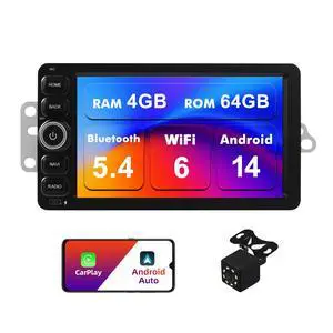4+64G Android 14 Double Din Car Stereo for Chevrolet Silverado Impala Tahoe GMC Sierra Yukon Hummer H2 with 7 Inch IPS Touchscreen Radio Built-in Wireless Carplay/Android Auto/Bluetooth/FM/AUX/SWC 4+64G Android 14 Double Din Car Stereo for Chevrolet Silverado Impala Tahoe GMC Sierra Yukon Hummer H2 with 7 Inch IPS Touchscreen Radio Built-in Wireless Carplay/Android Auto/Bluetooth/FM/AUX/SWC