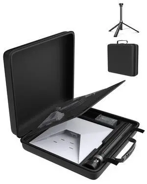 Starlink Mini Tripod Mount Stand, Portable Aluminum Adapter, Compatible with New and Old Starlink Mini Models (Travel Set with Carry Case) Starlink Mini Tripod Mount Stand, Portable Aluminum Adapter, Compatible with New and Old Starlink Mini Models (Travel Set with Carry Case)