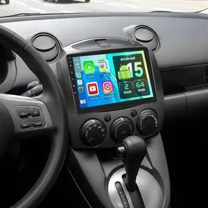 5Ghz WiFi 2G+64G Android 15 Car Radio for Mazda 2 2007-2014 Car Stereo with Wireless Carplay Android Auto,5.0 Bluetooth,Build-in EQ,9inch IPS Touchscreen,GPS,FM/RDS SWC AHD Backup Camera MIC 5Ghz WiFi 2G+64G Android 15 Car Radio for Mazda 2 2007-2014 Car Stereo with Wireless Carplay Android Auto,5.0 Bluetooth,Build-in EQ,9inch IPS Touchscreen,GPS,FM/RDS SWC AHD Backup Camera MIC