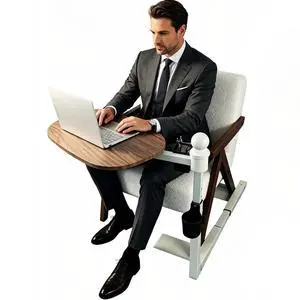 Auxiliary Tray 360 ° Rotating Height Adjustable Rotating TV, Computer Desk, car Five Function Auxiliary Safety Handle (White, Spherical armrest Table) Auxiliary Tray 360 ° Rotating Height Adjustable Rotating TV, Computer Desk, car Five Function Auxiliary Safety Handle (White, Spherical armrest Table)