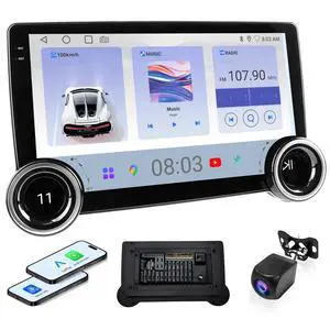 10.1" Wireless CarPlay & Android Auto Car Stereo - 2GB RAM 64GB ROM, DSP Sound, 1080P Backup Camera, Bluetooth 5.0, HD Touchscreen Media Receiver 10.1" Wireless CarPlay & Android Auto Car Stereo - 2GB RAM 64GB ROM, DSP Sound, 1080P Backup Camera, Bluetooth 5.0, HD Touchscreen Media Receiver
