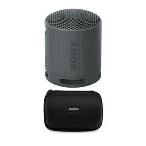 SRS-XB100 Wireless Bluetooth Portable Lightweight Travel Speaker (Black) with Travel case Bundle (2 Items) SRS-XB100 Wireless Bluetooth Portable Lightweight Travel Speaker (Black) with Travel case Bundle (2 Items)