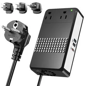 600W 220V to 110V Voltage Converter, Voltage Converter US to Europe International Travel with 48W GaN USB Charger, Power Any American Appliances Overseas Like Hair Straightener, Curling Irons 600W 220V to 110V Voltage Converter, Voltage Converter US to Europe International Travel with 48W GaN USB Charger, Power Any American Appliances Overseas Like Hair Straightener, Curling Irons
