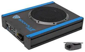 USS8 8" 600W Slim Under-Seat Active Car/Truck Subwoofer, 150W RMS, Built-in Amp, 3 Ohm, CEA-2006 Compliant, Bass Knob, for Tight Spaces USS8 8" 600W Slim Under-Seat Active Car/Truck Subwoofer, 150W RMS, Built-in Amp, 3 Ohm, CEA-2006 Compliant, Bass Knob, for Tight Spaces