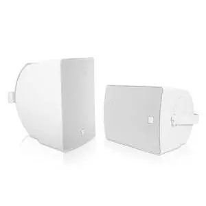 Pair of 8" Weather-Resistant Surface-Mount Speaker, Indoor/Outdoor, 70V/100V/8ohm, for Home & Commercial Installation, White (TARVOS-8W-PAIR) Pair of 8" Weather-Resistant Surface-Mount Speaker, Indoor/Outdoor, 70V/100V/8ohm, for Home & Commercial Installation, White (TARVOS-8W-PAIR)