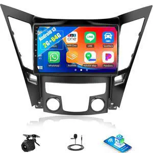 Android Car Stereo for Hyundai Sonata 2010-2015 2G+64G with Carplay Android Auto Mirror Link 9 inch Touchscreen with GPS Navigation WiFi 26UI Bluetooth FM Backup Camera Android Car Stereo for Hyundai Sonata 2010-2015 2G+64G with Carplay Android Auto Mirror Link 9 inch Touchscreen with GPS Navigation WiFi 26UI Bluetooth FM Backup Camera